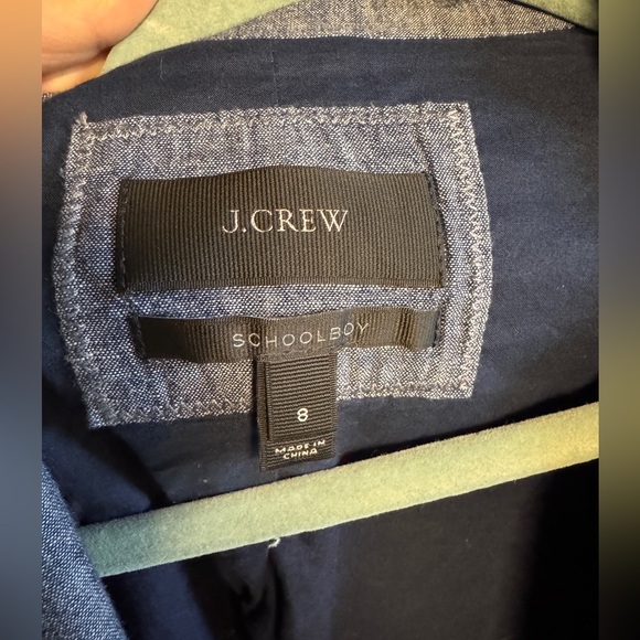 J. Crew Denim Chambray Schoolboy women’s Blazer - Picture 5 of 8